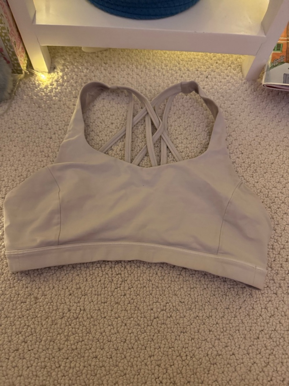 Lululemon white bra